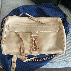 Rebecca Minkoff Beige Leather Crossbody Bag